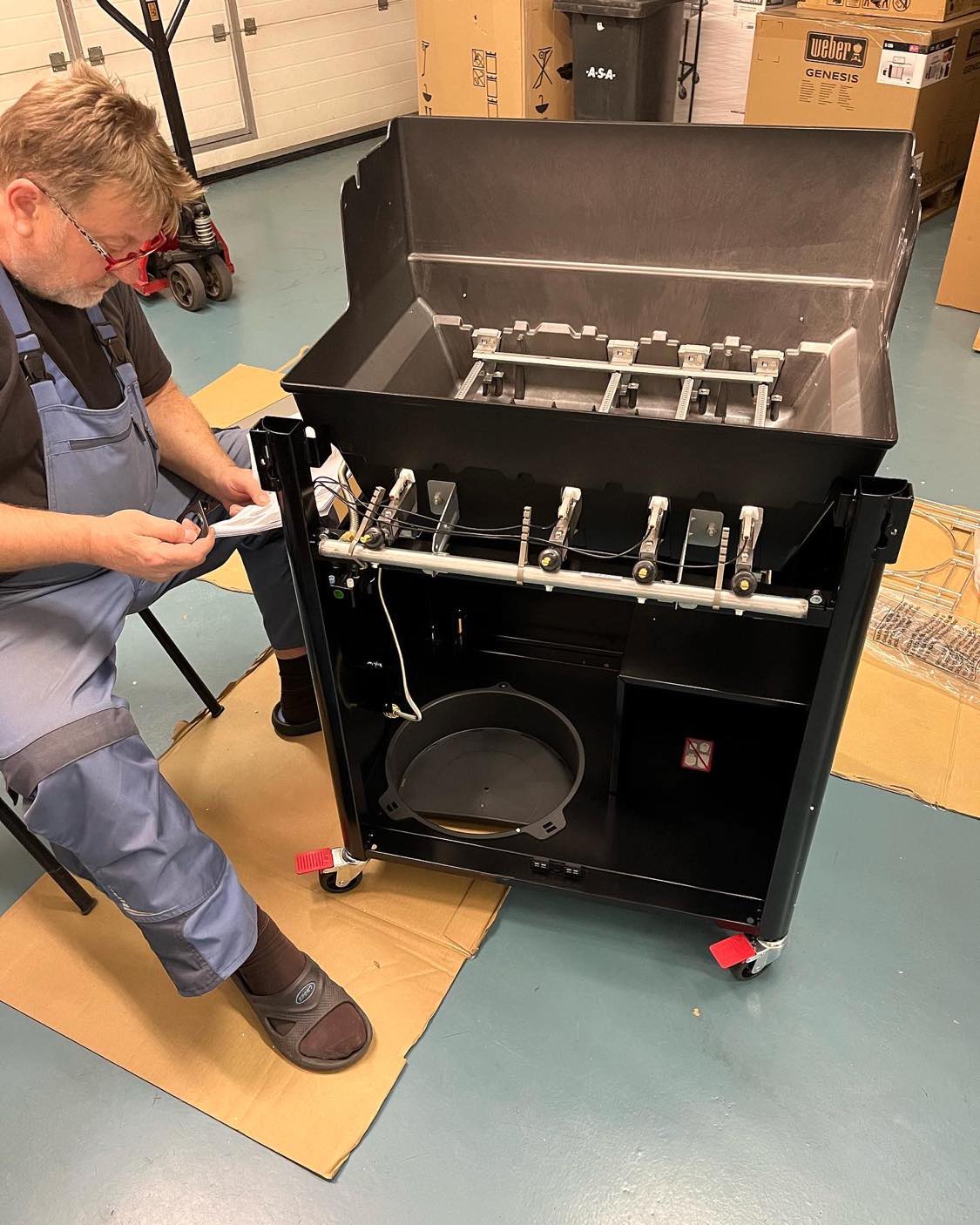 Servis plynového grilu