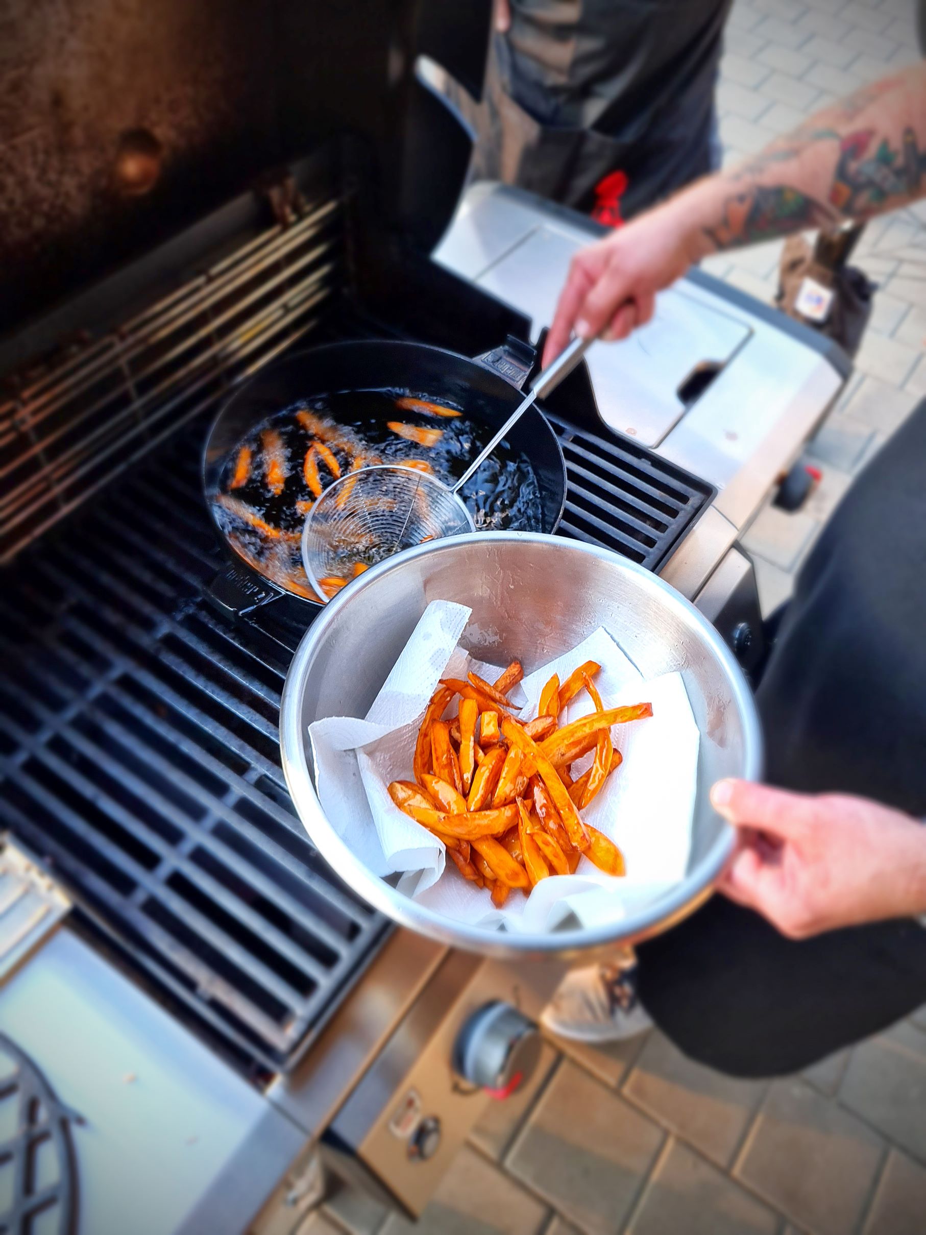 Dokonalé sladké zemiakové hranolky - po druhom osmaždení Dokonalé sladké zemiakové hranolky - po druhom osmaždení