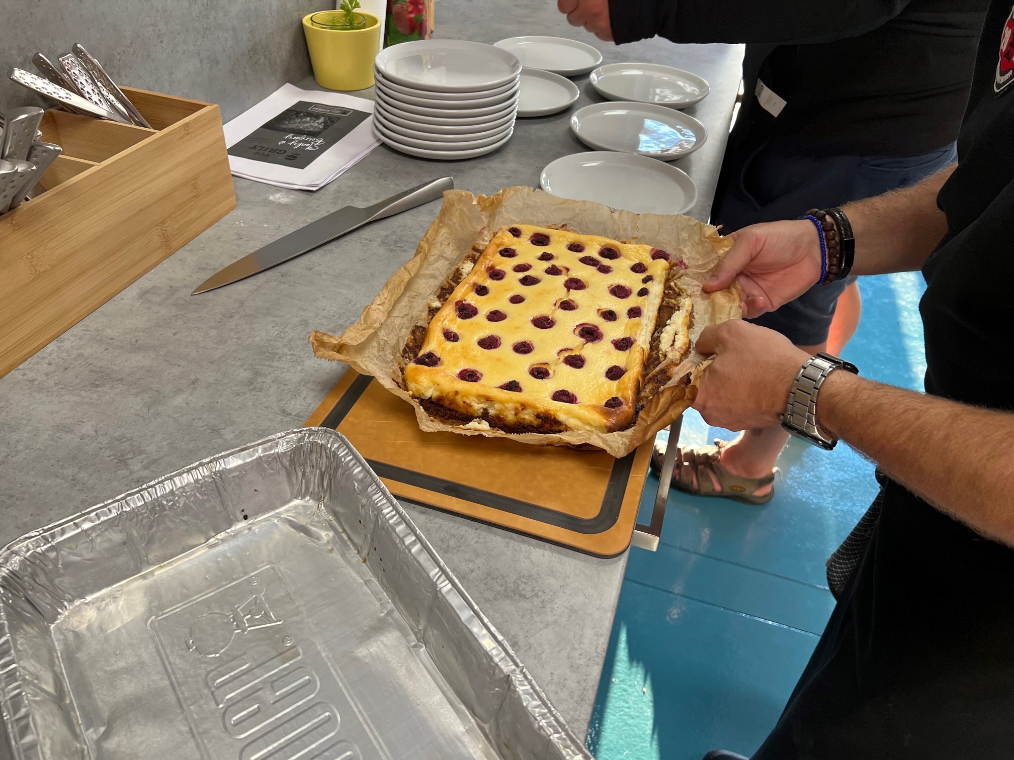 New York Cheesecake - pred podávaním 