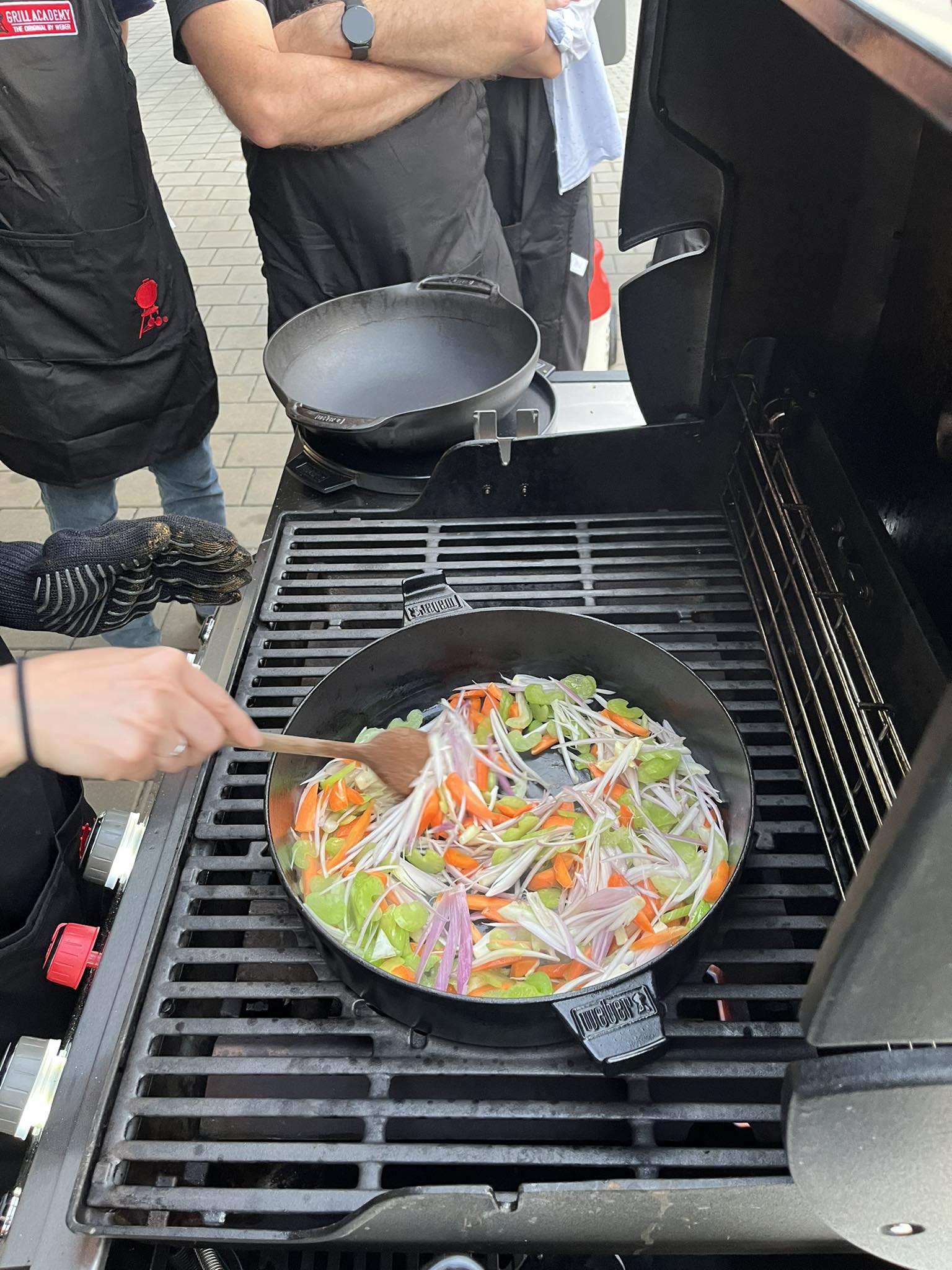 Stredomorské slávky na grile - opečenie zeleniny
