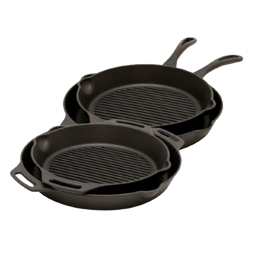 Liatinové grilovacie panvice