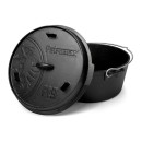 Petromax liatinový kotlík Dutch Oven bez nožičiek - 25 cm, 7,5 l s príslušenstvom