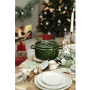 Liatinový hrniec Staub 22 cm, bazalka