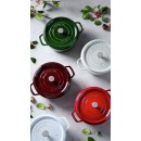 Oválny liatinový hrniec Staub 31 cm, grenadina