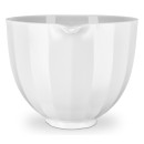 KitchenAid keramická misa biela vrúbkovaná (4,83 l) pre kuchynské roboty