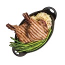 Liatinová oválna servírovacia miska Lodge 0,25 l