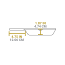 Liatinová panvica Lodge 23 cm