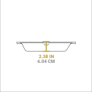 Liatinová panvica Lodge 34 cm s dvoma madlami