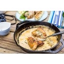 Liatinová panvica Lodge 43 cm s dvoma madlami