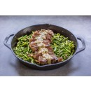 Liatinová panvica Lodge 43 cm s dvoma madlami