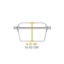 Liatinový combo hrniec Double Dutch Oven Lodge 4,7 l