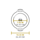 Liatinový combo hrniec Double Dutch Oven Lodge 4,7 l