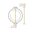 Liatinový combo hrniec Double Dutch Oven Lodge 4,7 l