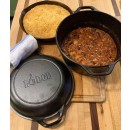 Liatinový combo hrniec Double Dutch Oven Lodge 4,7 l