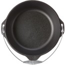 Liatinový hrniec Lodge 6,6 l s poklicou a madlom