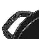 Liatinový hrniec Staub 20 cm, čierny