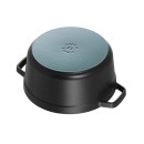 Liatinový hrniec Staub 24 cm, čierny