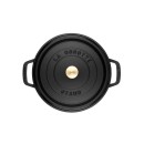 Liatinový hrniec Staub 28 cm, čierny