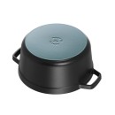 Liatinový hrniec Staub 28 cm, čierny