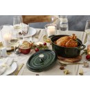 Oválny liatinový hrniec Staub 31 cm, bazalka
