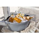 Oválny liatinový hrniec Staub 31 cm, šedý