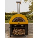 Pec na pizzu na dřevo Alfa Forni – 5 Pizze, červená