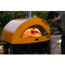 Pec na pizzu na dřevo Alfa Forni – 5 Pizze, červená