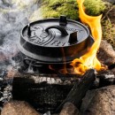 Petromax liatinový kotlík Dutch Oven bez nožičiek - 25 cm, 7,5 l s príslušenstvom