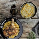 Petromax smaltované misky - čierne, 1l, 2 ks