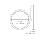 Lodge silikónový krúžok na vajíčka, 10 cm