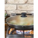 Štvorcová sklenená poklica Lodge 26 cm