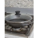 Štvorcová sklenená poklica Lodge 26 cm