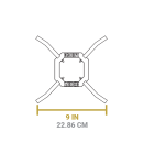 Lodge stojan na varenie s liatinovým riadom v otvorenom ohni