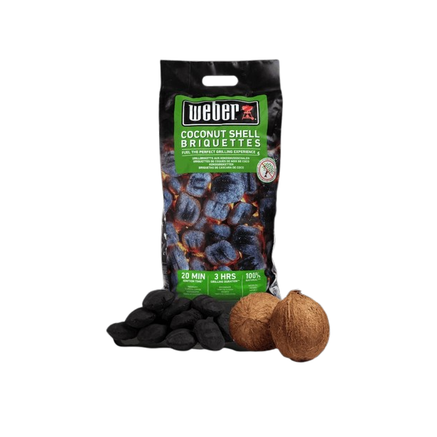 Brikety z kokosových škrupín Weber Eco, 8 kg