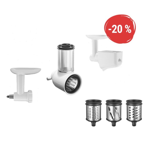 KitchenAid balíček krájača zeleniny, lisu zeleniny a mlynčeka na mäso