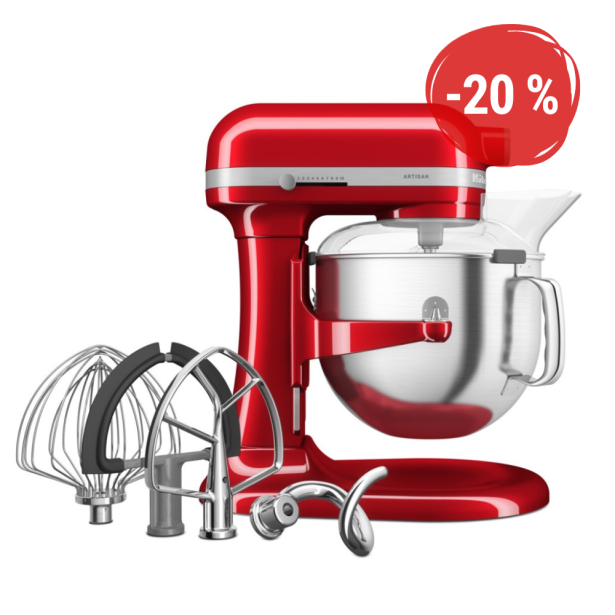 Kuchynský robot KitchenAid 5KSM70SHX - červená metalíza