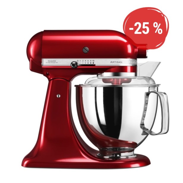 Kuchynský robot KitchenAid Artisan 5KSM175 - červená metalíza