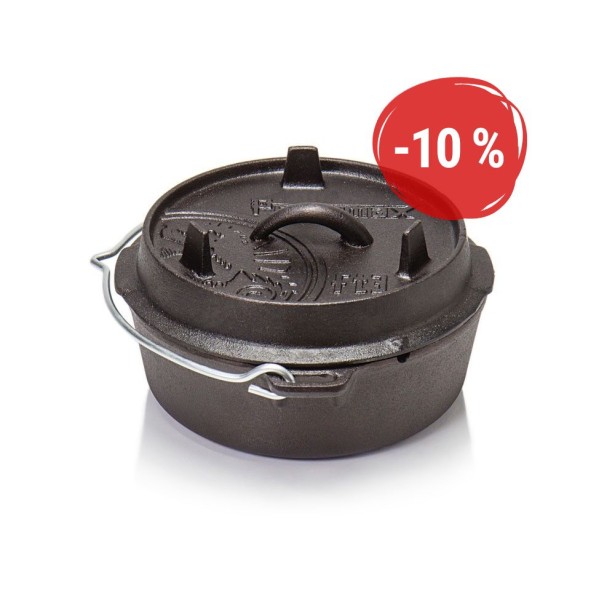 Petromax liatinový kotlík Dutch Oven ft3 - 18 cm, 1,6 l