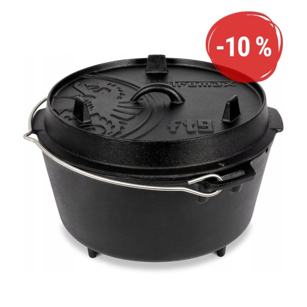 Petromax liatinový kotlík Dutch Oven s nožičkami ft9 - 25 cm, 7,5 l