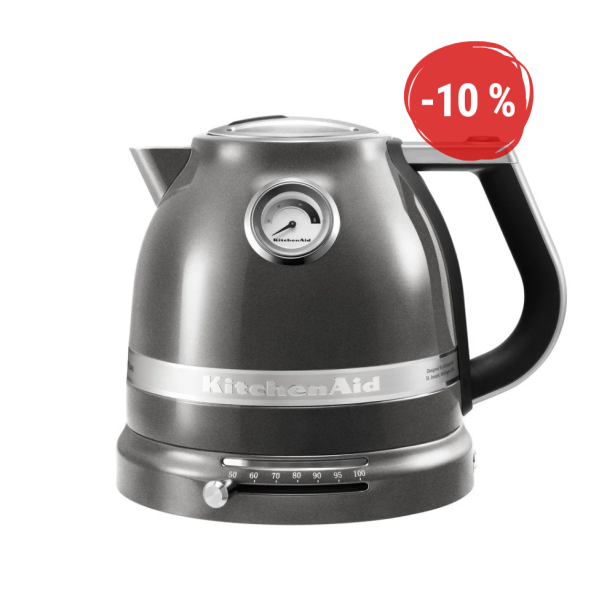 Rýchlovarná kanvica KitchenAid 5KEK1522 - strieborno sivá
