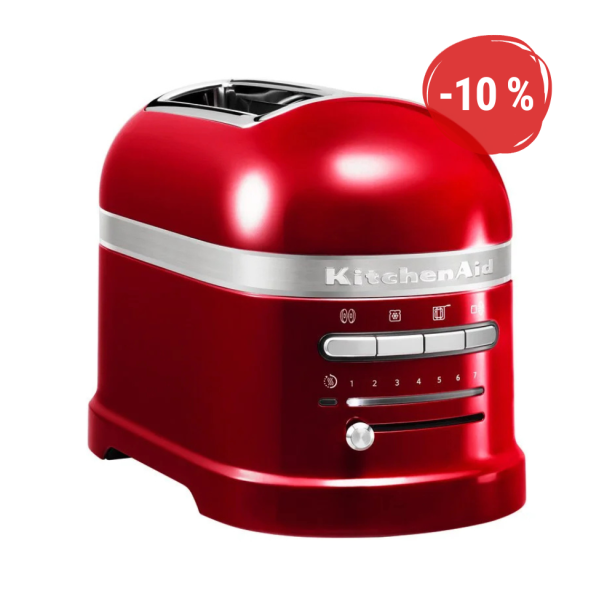 Hriankovač KitchenAid Artisan 5KMT2204 - červená metalíza