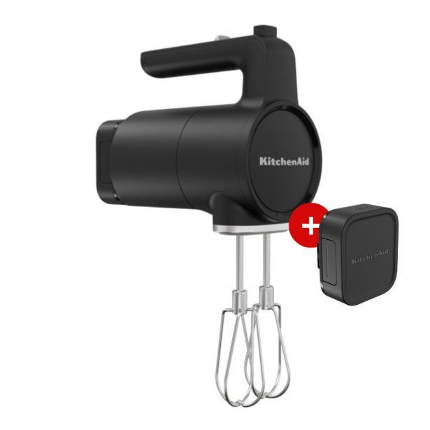 Bezdrôtový ručný šľahač KitchenAid 5KHMR762BM GO, s batériou