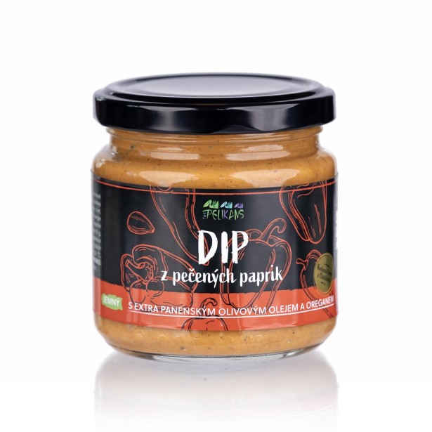 Dip z pečených červených paprík jemný 150 g