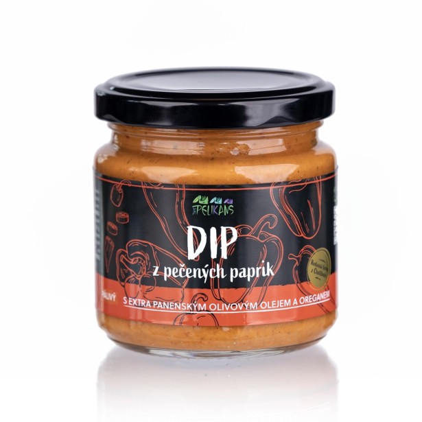 Dip z pečených červených paprík pálivý 150 g