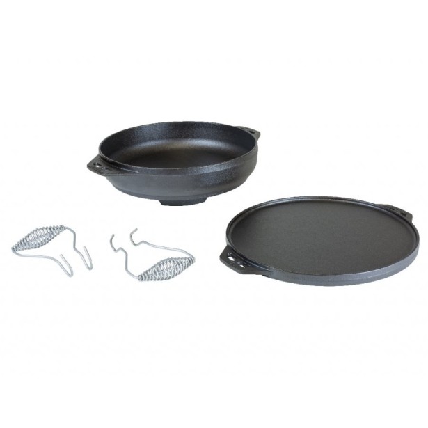 Dvojdielna liatinová multifunkcia Lodge