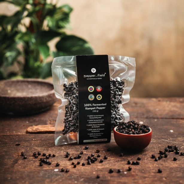 Fermentované Kampotské korenie zelené - President Edition 100 g