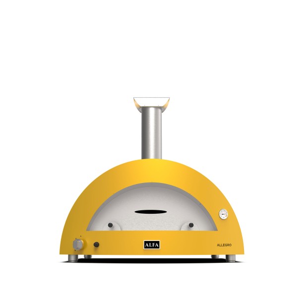 Hybridní pec na pizzu Alfa Forni - 5 Pizze, žlutá
