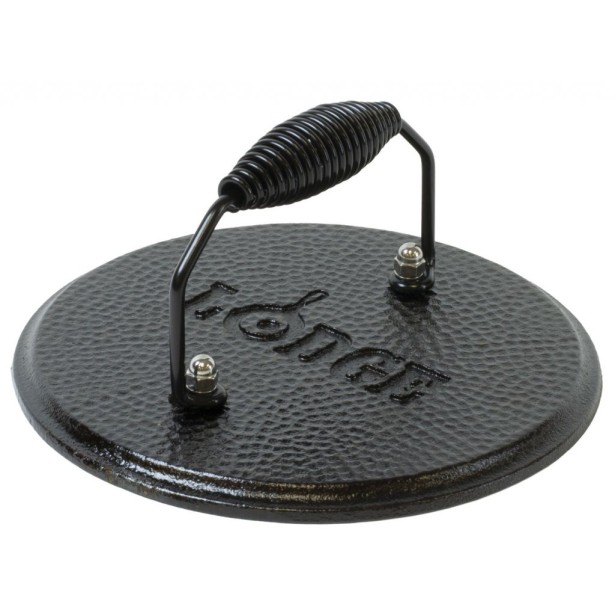 Kruhová liatinová žehlička Lodge