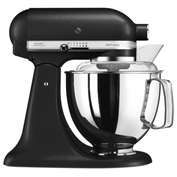 Kuchynský robot KitchenAid Artisan 5KSM175 - čierna liatina