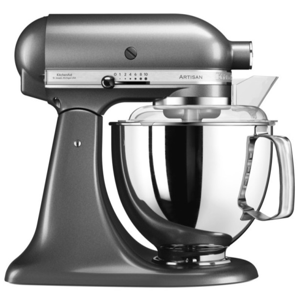 Kuchynský robot KitchenAid Artisan 5KSM175 - strieborno sivá